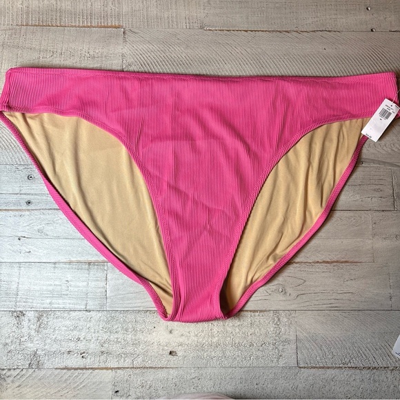 NWT! Old Navy Textured-Rib Cinch-Front Bikini Swim Top 4X - Picture 1 of 15